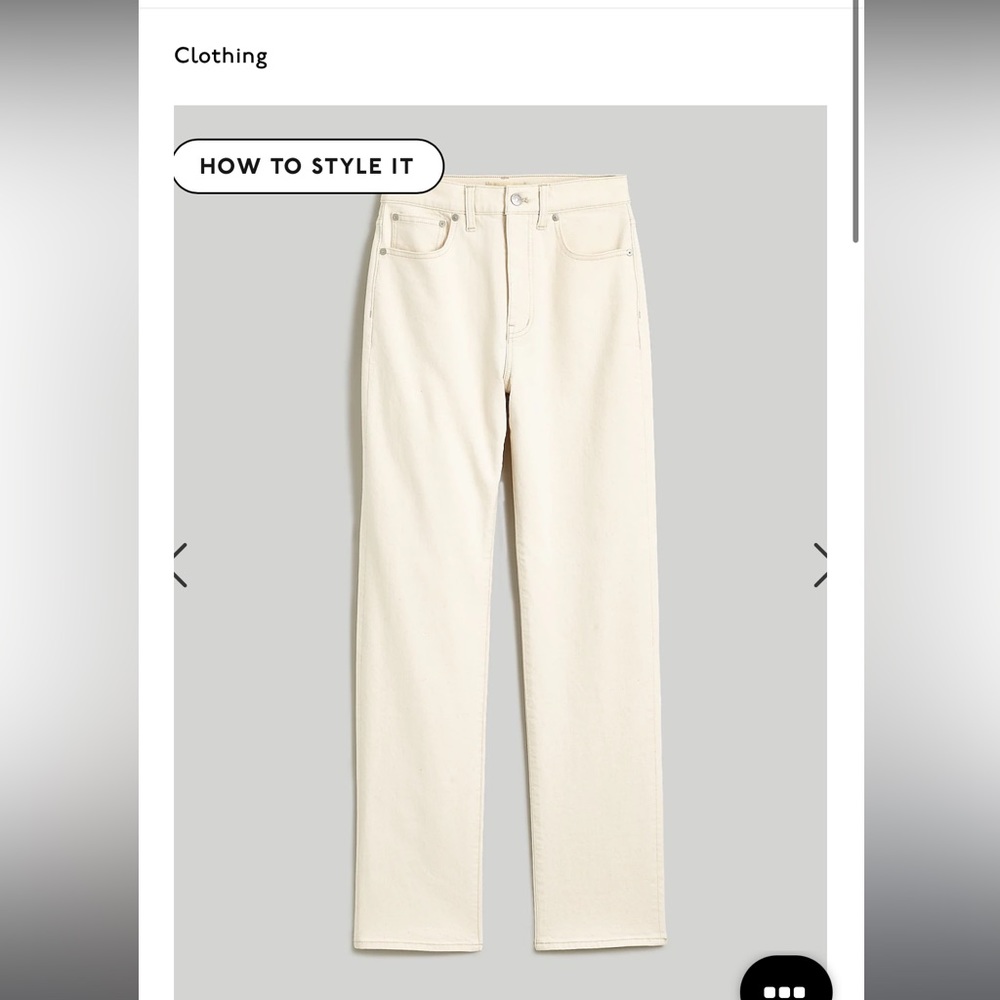 Madewell 90’s Straight Jeans
